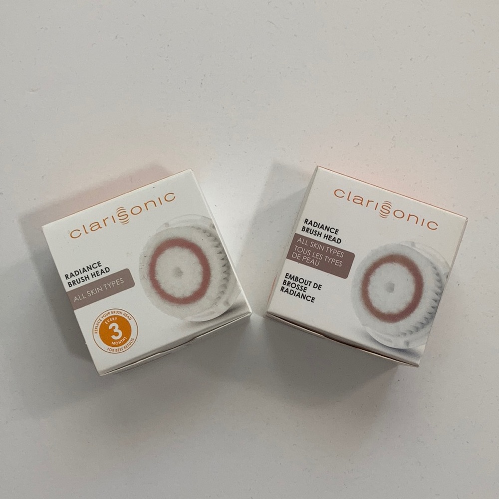 Set of 2 Clarisonic Radiance Brush Heads